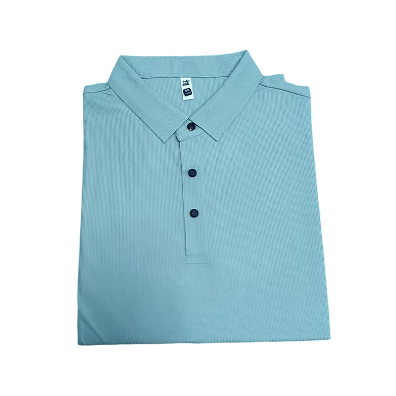 Men's Casual Solid Color Polo Shirt Short Sleeve